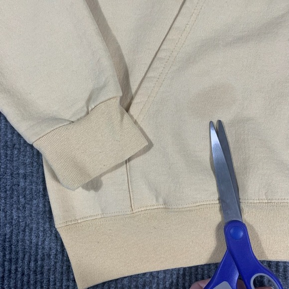 Purdue‎ Boilermakers Hoodie Mens Medium Beige Sweatshirt Embroidered Basketball - Picture 7 of 12